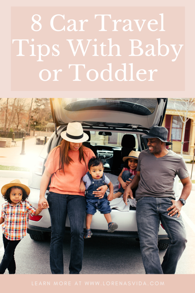 car travel with baby and toddler